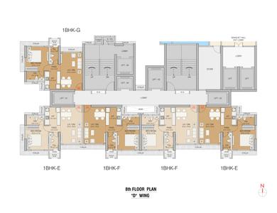 Project Image of 683.0 - 1011.0 Sq.ft 2 BHK Apartment for buy in Ruparel Stardom