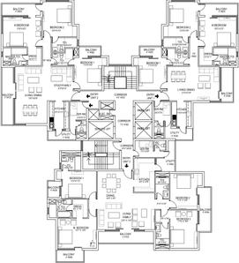 Project Image of 1256.0 - 1742.0 Sq.ft 3 BHK Apartment for buy in Lotus Greens Isle