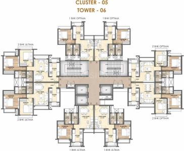 Project Image of 406.12 - 576.41 Sq.ft 1 BHK Apartment for buy in Runwal My City Phase II Cluster 05 Part I