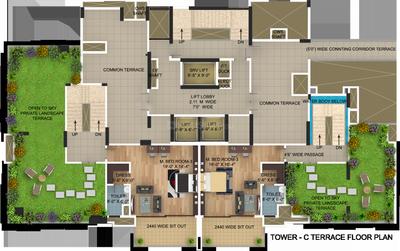 Project Image of 2650.0 - 5045.0 Sq.ft 3 BHK Apartment for buy in Mantri Blossom 1