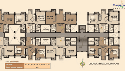 Project Image of 479.0 - 1126.0 Sq.ft 1 BHK Apartment for buy in Magnolia City