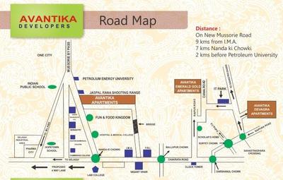 Avantika Forest Hill View Location Plan 1