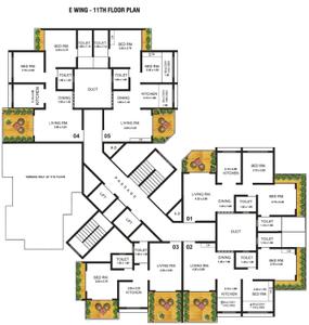 Project Image of 0.0 - 420.0 Sq.ft 2 BHK Apartment for buy in Mohan Willows I
