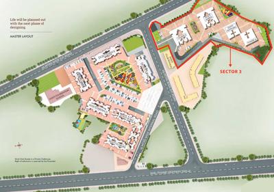Project Image of 0.0 - 553.0 Sq.ft 2 BHK Apartment for buy in Dosti Planet North
