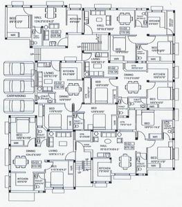 Project Image of 525.0 - 1240.0 Sq.ft 1 BHK Apartment for buy in Vinoth Varsha
