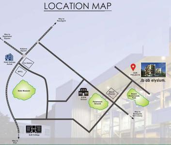 Project Image of 1100.0 - 1105.0 Sq.ft 3 BHK Apartment for buy in JB AB Elysium
