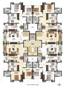 Project Image of 1385.0 - 1515.0 Sq.ft 3 BHK Apartment for buy in Hill Top Heights