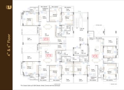 Project Image of 1171.11 - 1231.07 Sq.ft 3 BHK Apartment for buy in Vardhman Landmark