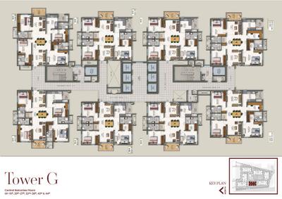 Project Image of 1655.0 - 2465.0 Sq.ft 3 BHK Apartment for buy in Team4 Aria