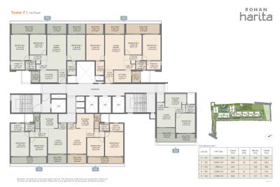 Project Image of 714.0 - 1740.0 Sq.ft 2 BHK Apartment for buy in Rohan Harita Phase 1