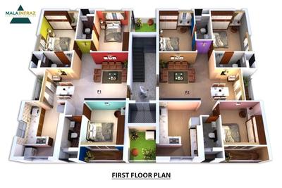 Project Image of 0.0 - 1406.0 Sq.ft 3 BHK Apartment for buy in Luxe Malainfraz