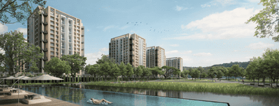 Project Image of 421.95 - 598.58 Sq.ft 1 BHK Apartment for buy in Skyi Manas Lake Phase IV