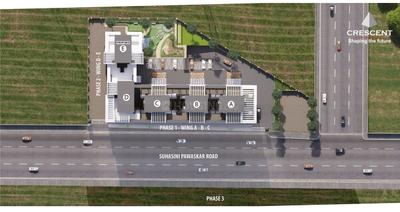 Project Image of 449.0 - 652.0 Sq.ft 1 BHK Apartment for buy in Crescent Sky Heights Phase II Wing D And E