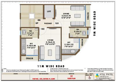 Project Image of 169.32 - 173.31 Sq.ft 1 RK Apartment for buy in Balaji Corner