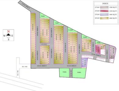 Shreenath Vrindavan Premium Layout Plan 1