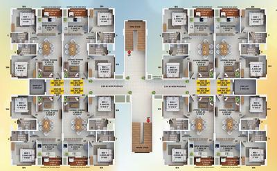 Project Image of 0.0 - 605.0 Sq.ft 2 BHK Apartment for buy in Confident Bliss