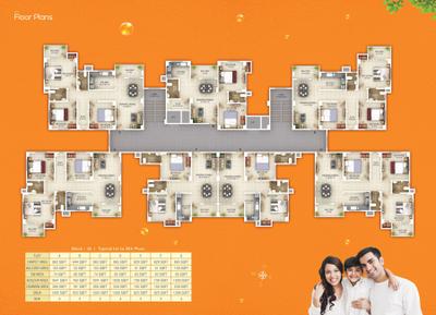 Project Image of 475.0 - 1425.0 Sq.ft 1 BHK Apartment for buy in Millenium Garden