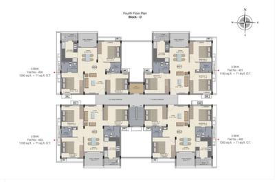Project Image of 941.0 - 1480.0 Sq.ft 2 BHK Apartment for buy in Kochar Neetu Arjun Garden