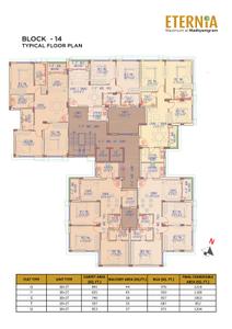 Project Image of 501.0 - 854.0 Sq.ft 2 BHK Apartment for buy in Eternia