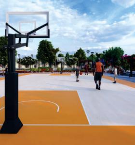 Radhamadhav Raghav Vatika Basketball Court 1