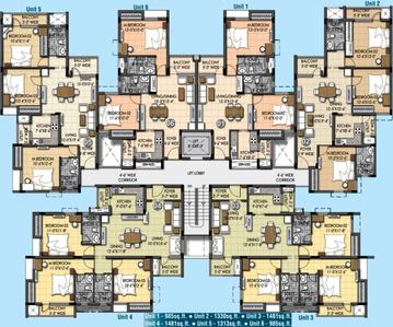 Project Image of 584.0 - 1626.0 Sq.ft 1 BHK Apartment for buy in Sugal And Damani Lake Side Phase 2