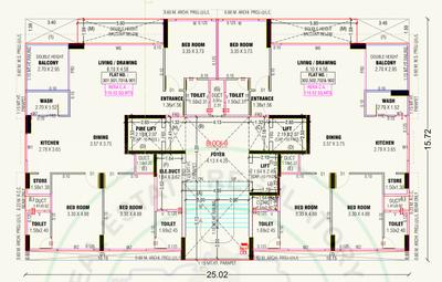 Project Image of 878.23 - 2134.7 Sq.ft 2 BHK Apartment for buy in Zaveri Prive 88