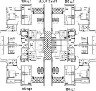 Project Image of 980.0 - 1405.0 Sq.ft 2 BHK Apartment for buy in Arboretum Magnolia