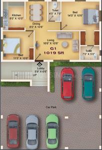 Project Image of 570.0 - 1042.0 Sq.ft 1 BHK Apartment for buy in Blessed Exodus