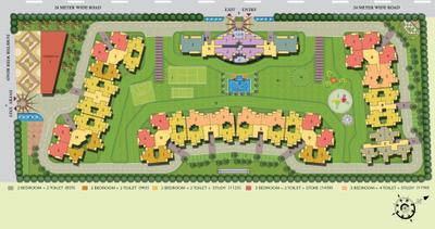 Project Image of 842.0 - 1764.0 Sq.ft 2 BHK Apartment for buy in Anthem French Apartments