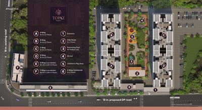 Project Image of 702.0 - 990.0 Sq.ft 2 BHK Apartment for buy in Topaz Towers