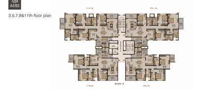 Project Image of 1742 Sq.ft 3 BHK Apartment / Flat for sale in Kondhwa for Rs. 17000000