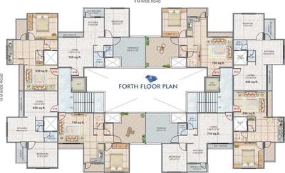 Project Image of 630.0 - 840.0 Sq.ft 1 BHK Apartment for buy in Roongta Saffire Phase 2