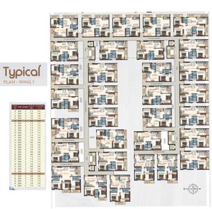 Project Image of 1040.0 - 1630.0 Sq.ft 2 BHK Apartment for buy in White Woods