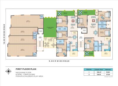 Project Image of 1963.0 - 3037.0 Sq.ft 3 BHK Apartment for buy in Valencia Riverside