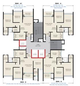 Project Image of 733.0 - 1096.0 Sq.ft 2 BHK Apartment for buy in The Rising