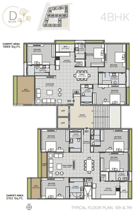 Project Image of 1911.0 - 6203.0 Sq.ft 3 BHK Apartment for buy in Avadh Ercole