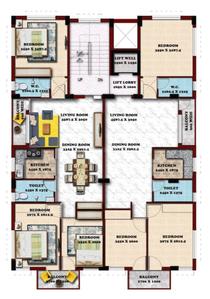 Project Image of 0.0 - 1250.0 Sq.ft 3 BHK Apartment for buy in Bengal Co Operative Project 2