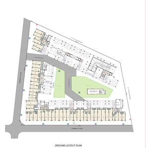 Nageshwar Serene Life Block A, B, C, D, E, F, G, H & I  Cluster Plan for ground Floor 1