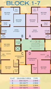 Project Image of 537.0 - 1872.0 Sq.ft 1 BHK Apartment for buy in Bloomsbury Convicity Apartments