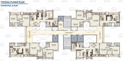 Project Image of 410.54 - 613.76 Sq.ft 1 BHK Apartment for buy in Paradise Sai Sun City Phase II