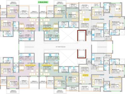 Shree Signature Park G And H Building Images for Cluster Plan of Shree Sonigara Signature Park G And H Building 1