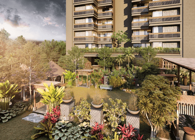 Project Image of 0.0 - 1208.36 Sq.ft 3 BHK Apartment for buy in Tryksha East Ebony