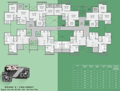 Project Image of 598.47 - 622.26 Sq.ft 2 BHK Apartment for buy in Namrata Life 360 Phase I