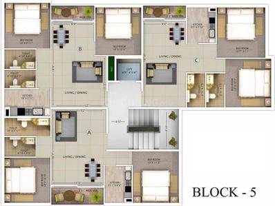 Project Image of 1100 Sq.ft 3 BHK Apartment / Flat for sale in Narendrapur for Rs. 5000000