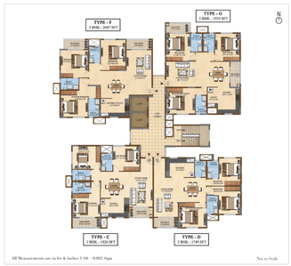 Project Image of 600.0 - 2047.0 Sq.ft 1 BHK Apartment for buy in Sattva Divinity