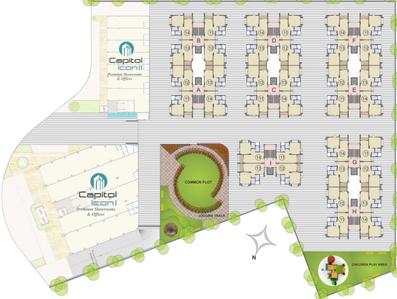 Project Image of 0.0 - 666.0 Sq.ft 1 BHK Apartment for buy in Kalp Capitol Flora And Capitol Icon 2