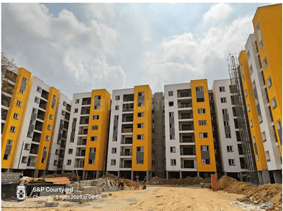 Project Image of 608.0 - 1712.0 Sq.ft 1 BHK Apartment for buy in S And P Courtyard