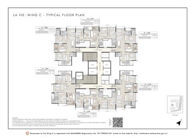 Project Image of 833.0 - 881.0 Sq.ft 3 BHK Apartment for buy in Rustomjee La Vie Wing C