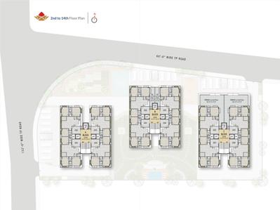 Project Image of 0.0 - 854.55 Sq.ft 3 BHK Apartment for buy in Devsiddhi Felicia