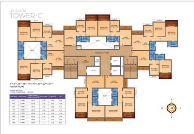 Project Image of 207.31 - 528.08 Sq.ft 1 RK Apartment for buy in Tharwani Vedant Millenia Happiness Phase II Wing C